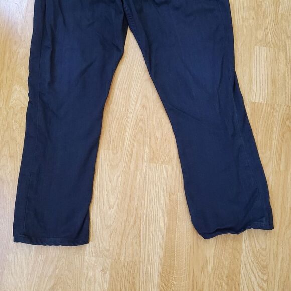 PAIGE Federal Slim Straight Leg Jeans - size 34x27 in Dark Blue - Picture 5 of 14